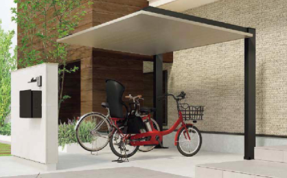 八戸駐輪場、自転車置き場工事