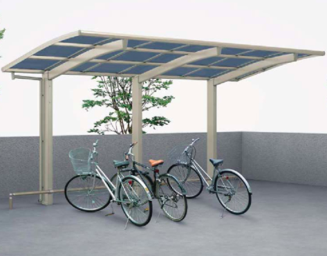 八戸駐輪場、自転車置き場工事