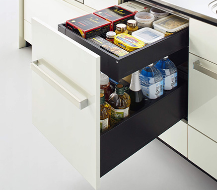 クリナップセントロベースキャビネット上段の画像