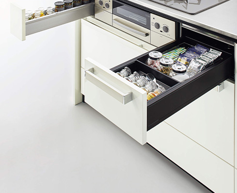 クリナップセントロコンロキャビネット上段の画像